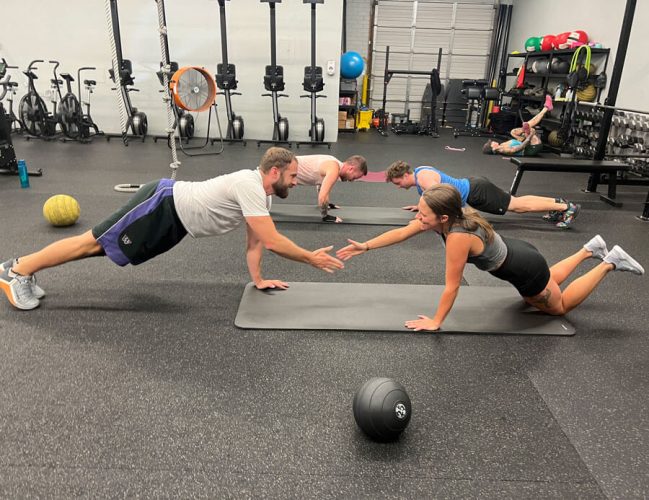 group of fitness people